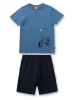 Sanetta Pyjama in Blau/ Schwarz