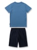 Sanetta Pyjama in Blau/ Schwarz