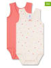 Sanetta 2-delige set: rompers roze/wit