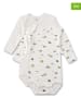 Sanetta 2-delige set: rompers wit