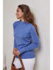 Soft Cashmere Pullover in Blau
