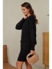 UNANYME Georges Rech Strickkleid in Schwarz