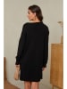 UNANYME Georges Rech Strickkleid in Schwarz