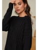 UNANYME Georges Rech Strickkleid in Schwarz