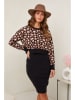 UNANYME Georges Rech 2-delige outfit zwart/camel