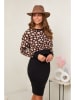 UNANYME Georges Rech 2tlg. Outfit in Schwarz/ Camel
