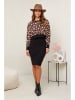 UNANYME Georges Rech 2tlg. Outfit in Schwarz/ Camel