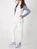 monari Doorgestikte bodywarmer wit