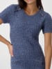 monari Gebreide jurk blauw