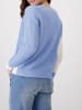 monari Pullover in Blau/ Weiß