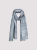 monari Viscose sjaal blauw/grijs - (L)180 x (B)70 cm