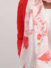 monari Viscose sjaal rood - (L)180 x (B)70 cm
