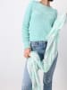 monari Viscose sjaal turquoise - (L)180 x (B)70 cm