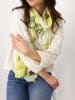 monari Viscose sjaal geel - (L)180 x (B)70 cm