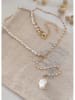 atelier MIU Vergulde ketting met parels - (L)55 cm