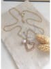 atelier MIU Vergulde ketting met hanger - (L)42 cm