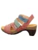 Think! Leren haksandalen meerkleurig