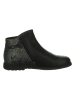 Think! Leder-Stiefeletten in Schwarz