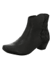 Think! Leder-Stiefeletten in Schwarz
