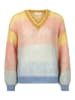 Rich & Royal Pullover in Rosa/ Hellblau/ Gelb