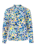 Rich & Royal Bluse in Blau/ Rosa