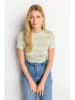 Rich & Royal Shirt lichtgroen/wit