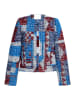 Rich & Royal Cardigan in Blau/ Braun