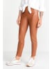 Rich & Royal Kunstleren broek camel