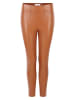 Rich & Royal Kunstleren broek camel