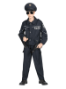 Carnival Party 3tlg. Kostüm "Polizist" in Dunkelblau