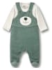 Sterntaler® 2tlg. Outfit "Ben" in Grün/ Creme
