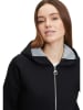 AMBER & JUNE Sweatjacke in Schwarz
