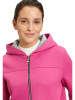 AMBER & JUNE Sweatjacke in Pink