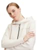AMBER & JUNE Sweatjacke in Creme
