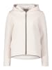 AMBER & JUNE Sweatjacke in Creme