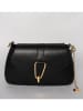 Christian Laurier Leder-Umhängetasche ''Leora'' in Schwarz - (B)27 x (H)19,5 x (T)9,5 cm