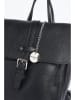 Christian Laurier Leder-Rucksack ''Holy'' in Schwarz - (B)29 x (H)31 x (T)10 cm