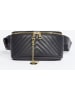 Christian Laurier Leren heuptas "Manel" zwart - (B)25 x (H)10 x (D)6 cm