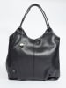 Christian Laurier Leder-Henkeltasche "Bagi" in Schwarz - (L)38 x (B)37 cm