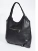 Christian Laurier Leder-Henkeltasche "Bagi" in Schwarz - (L)38 x (B)37 cm