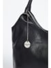 Christian Laurier Leder-Henkeltasche "Bagi" in Schwarz - (L)38 x (B)37 cm