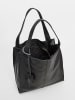 Christian Laurier Leder-Henkeltasche "Agathe" in Schwarz - (B)32,5 x (H)32 x (T)10 cm