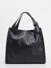 Christian Laurier Leren handtas "Maxi" zwart - (B)38,5 x (H)37 x (D)10 cm