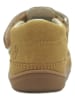 lamino Leren enkelsandalen lichtbruin