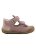 lamino Leren enkelsandalen lichtroze