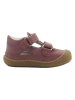 lamino Leren enkelsandalen rood