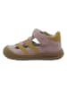 lamino Leren enkelsandalen lichtroze