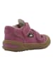 lamino Leren enkelsandalen paars