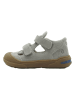 lamino Leren enkelsandalen grijs