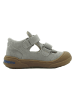 lamino Leren enkelsandalen grijs